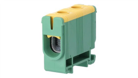 Blok Rozdzielczy - Odgałęźny 1 - Polowy 2,5-50Mm2 Żółto-Zielony Montaż Płaski...