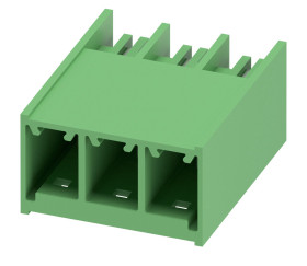 Klucz polaryzacyjny 3 -pinowe raster 7.62mm Wciskane Męski Phoenix Contact