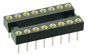 Podstawka DIL 2.54mm Pitch 15.24mm Row Spacing 32-pinowe, Przewlekany Standard Pin, 1A HARWIN