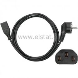 Kabel sieciowy komputerowy 1,5m gniazdo proste