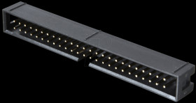 Box connector, 50-pin, straight