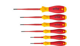 Wiha Zestaw Wkrętaków SoftFinish electric slimFix TORX Tamper Resistant z otworem 6-cz. 3251TRK6 41245
