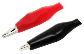 KROKODYLEK 27mm W IZOLACJI (KPL CZERWONY+CZARNY) (KROK-XS-27)