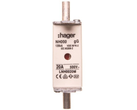 Wkładka bezpiecznikowa NH000 20A 500V gG LNH0020M