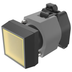 Element wykonawczy przycisku, Siłownik, do uzytku z: Urządzenia przełączające, Czarny, Utrzymane