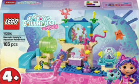 11204 LEGO® Gabby’s Dollhouse Przygoda Syrenki Gabby w akwarium