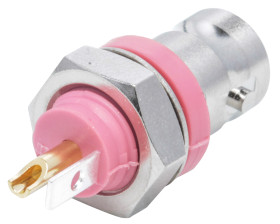 Złącze koncentryczne Montaż na panelu Żeński 50Ω typ złącza Złącze BNC 0 to 4GHz Lutowane