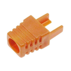 Odgiętka wtyku RJ45 8P8C Ethernet, pomarańczowa, do przewodu sieciowego