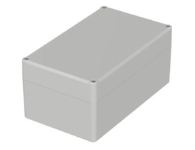 PC enclosure, (L x W x H) 200 x 120 x 92 mm, light gray (RAL 7035), IP65, 62237000