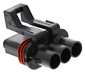 Złącze samochodowe 3-pinowe Delphi -rzędowe Żeński 14A Metri-Pack 280 Montaż na kablu Połączenie zagniatane Złącze