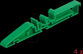 66263 DIN rail clip for PCB 122 mm 4 pieces