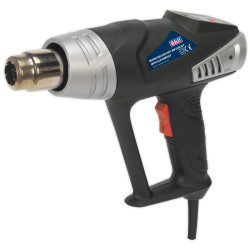Sealey HS104K Deluxe Hot Air Gun Kit with LED Display 2000W 80-600°C