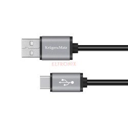 PRZEWÓD USB WTA/MICRO USB "C" 1m K&amp;M BASIC PREMIUM QUALITY