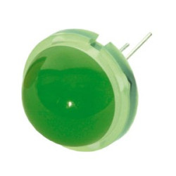 Dioda LED 20mm zielona 40mcd 120°