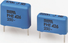 Kondensator foliowy 2.2μF 200 V ac, 400 V dc KEMET Metalizowany polipropylen rozstaw: 27.5mm THT ±5