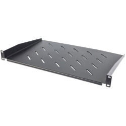 Intellinet 714884 19" Cantilever Shelf, 1U, Shelf Depth 300mm, Vented, Max 25kg
