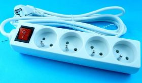 PS-4xGN+Z+WYŁ. 3,0mb ELGO PRZEDŁUŻACZ