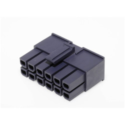 Molex 1700010112 Mega-fit Receptacle Dual Row 12 Circuit 5.7mm Spacing