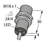 Czujnik indukcyjny Turck BI5-G18-Y2X 7M, 1 szt.