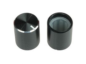 Gałka potencjometru GCL10 CZARNA 10mm h-12