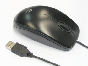Mysz Logitech B100 przewodowa czarna