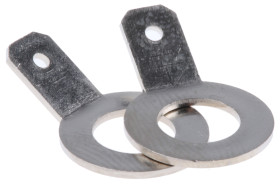 Etykieta uziemienia przełącznika migowego przechylnego, Oczko uziemiające