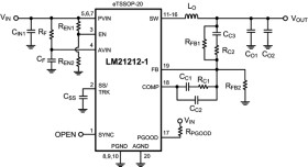 2.95-5.5V, 12A, Voltage Mode Synchronous Buck Regulator with Frequency Synchronization
