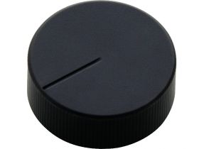 Gałka R-27 radiowa płaska czarna