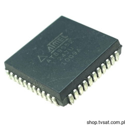 AT89S52-24JU MCU 8-Bit 64k Flash SMD-PLCC44 ATMEL USED