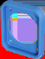 Seal, blue for D-size panel connector, SCDP-FX-6