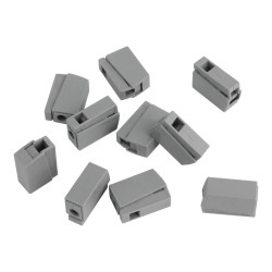 10 sztuk szybkozłączki oświetleniowe zaciskowe 0.2-2.5mm² 450V 24A z przyciskiem VDE UL DGN 10-DG222-8.0-01P