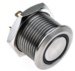 Nasadka przełącznika Chwilowy SPST średnica wycięcia 16mm, montaż panelowy RS PRO