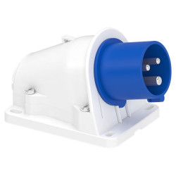 Złącze przemysłowe - zasilające 16A Wtyczka 250 V 2P + E Schneider Electric Szary Montaż ścienny IP44