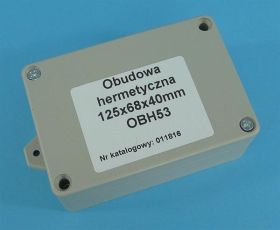 OBH-53 OBUDOWA HERMET.125x68x40mm
