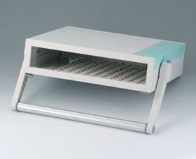 ABS enclosure, (L x W x H) 260 x 245 x 74 mm, gray white (RAL 9002), IP40, B2210115