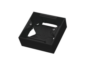 IMPRESJA Puszka instalacyjna do serii IMPRESJA pojedyncza czarny metalik PNP-1Y/33 OSPEL