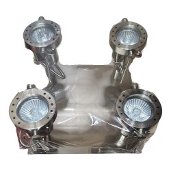 TECH 14 chrom sat GU10 4x50W Brilum 0108