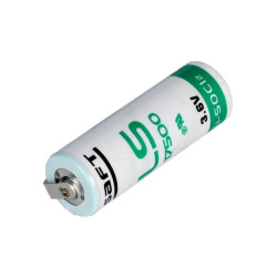 Bateria LS 17500CNR SAFT litowa A 3,6V 3600mAh 17x50mm z blaszkami