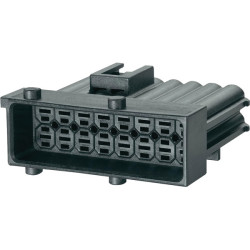 TE 1-965423-1 Faston Bullet Housing 2.8mm 2 x 5P Black