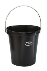 6l Vikan Hygiene Bucket, Black