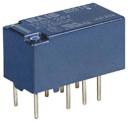 Przekaźnik sygnału, 24V dc, 1 A, DPDT, 2-polowy, montaż SMD, Panasonic G6K