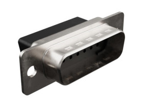 Złącze D-Sub 15-pinowe Męski Proste Montaż na kablu raster 2.84mm Cyna