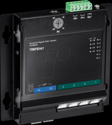 TI-PG62F Switch, 6-Port, Gigabit Ethernet, PoE+, 2x SFP