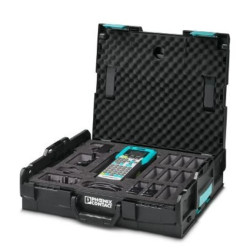 Przenośna drukarka etykiet w zestawie z walizką, akumulatorem, zasilaczem i oznacznikami THERMOMARK GO.K SET 1184148