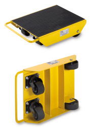 Wózek do skrzynek, Stal, obc.: 1t, szer.: 340mm, dł.: 430mm