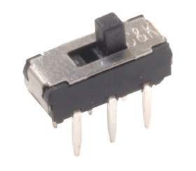 Przełącznik suwakowy, DPDT, THT, 6V dc, 300 mA, -40 → +85°C, C & K