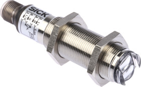 Czujniki fotoelektryczne Retrorefleksyjny cylindryczny SICK PNP zakres 50 mm → 3.7 m. LED