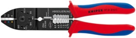 Crimping pliers for cable lugs/connectors, 0.5-6.0 mm², AWG 20-10, Knipex 97 21 215 C