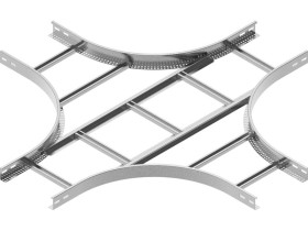 Czwórnik drabinki CZDC500H60 N grubość blachy 2,0mm 467550 BAKS