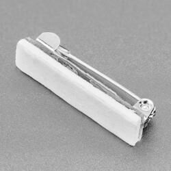Silver Pin Back with Foam Adhesive